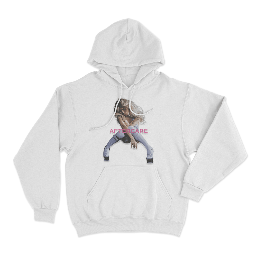 AFTERCARE Album Cover Hoodie White AFTERCARE Album Cover Hoodie White