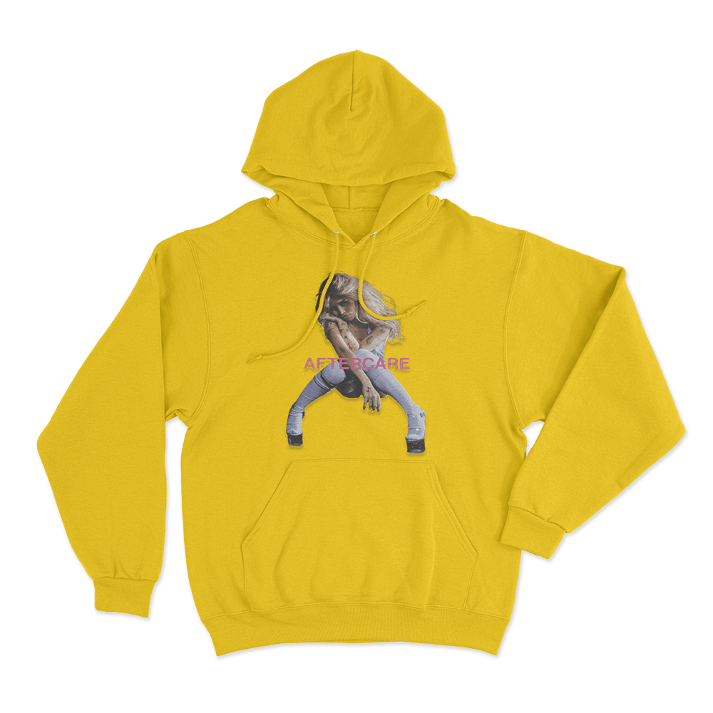 AFTERCARE Album Cover Hoodie Yellow AFTERCARE Album Cover Hoodie Yellow
