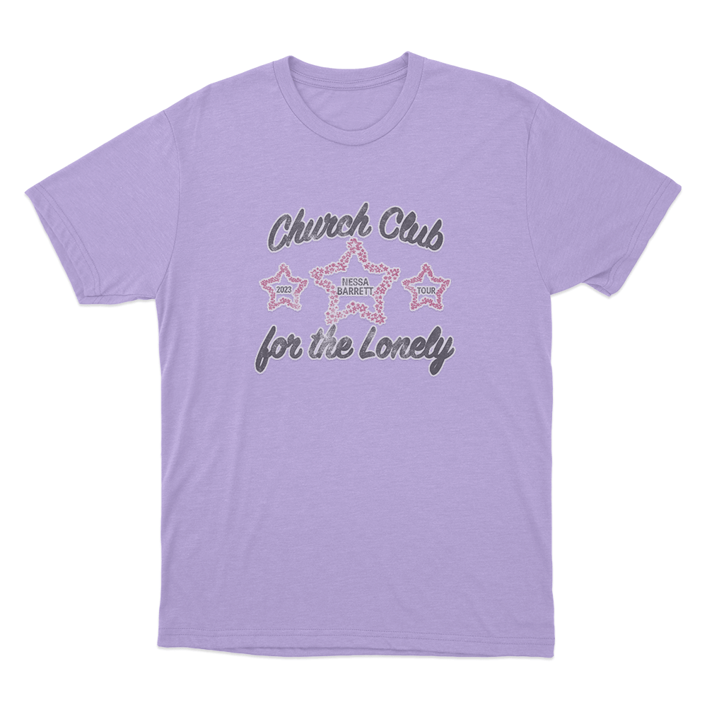 Church Club T Shirt Purple Church Club T Shirt Purple