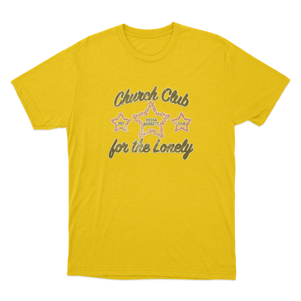 Church Club T Shirt Yellow Church Club T Shirt Yellow