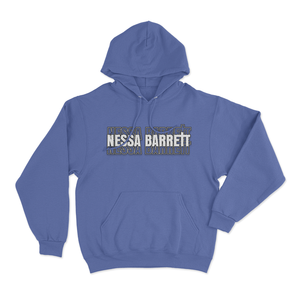 Nessa Stacked Hoodie Blue Nessa Stacked Hoodie Blue
