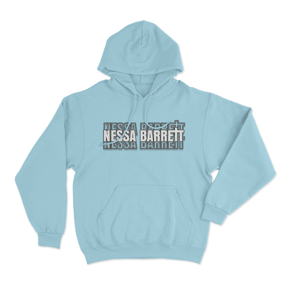 Nessa Stacked Hoodie Sky Blue Nessa Stacked Hoodie Sky Blue